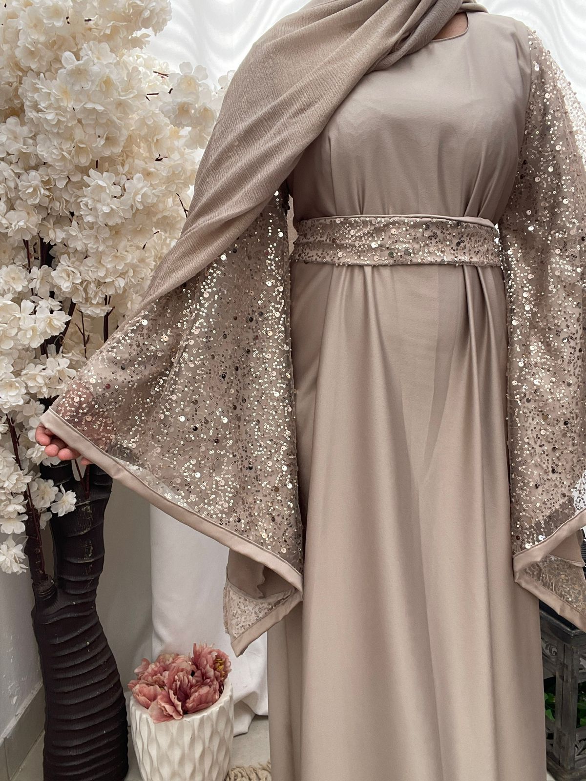 Hollywood Beaded Dress & Belt