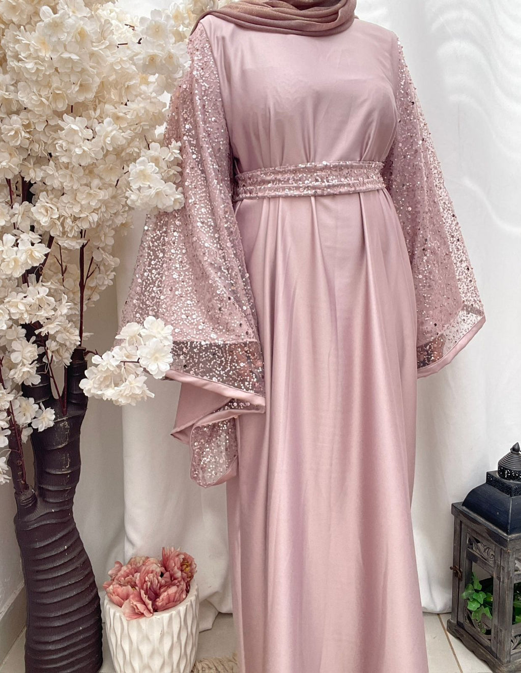 Hollywood Beaded Dress & Belt