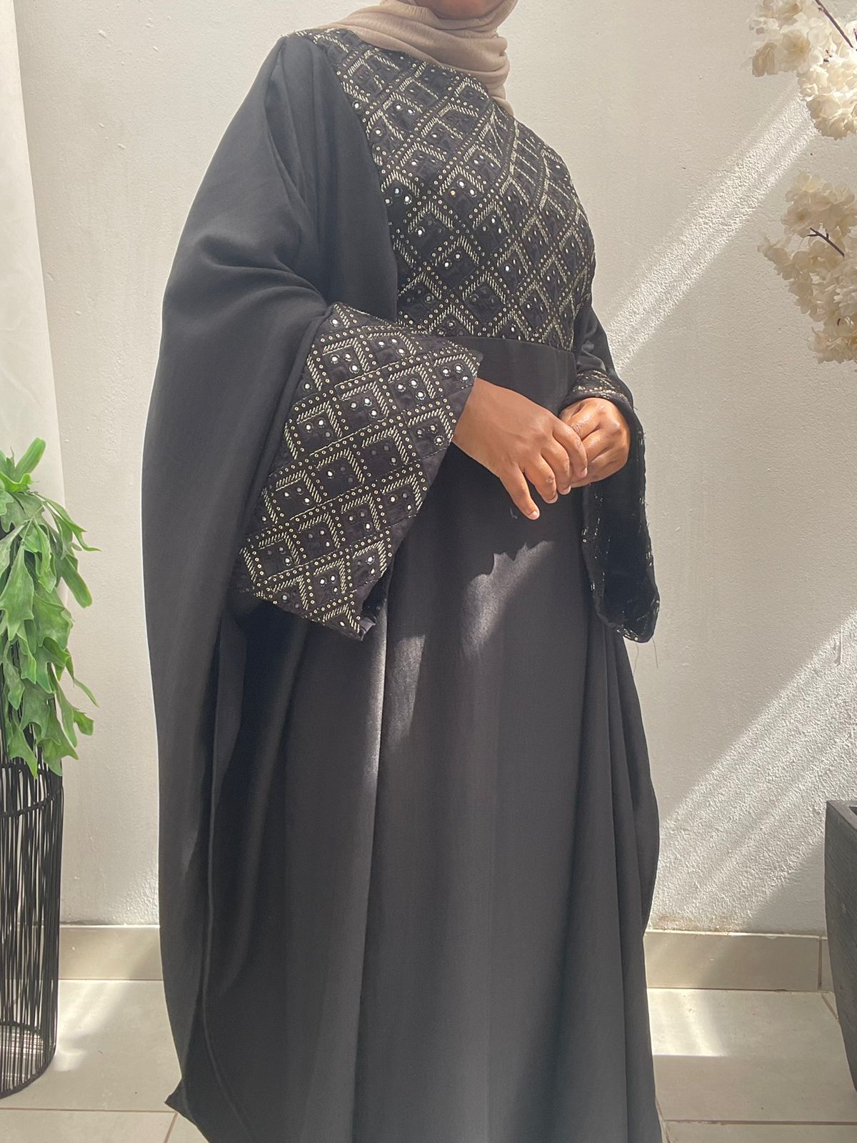 Dubai Luxe Satin Abaya