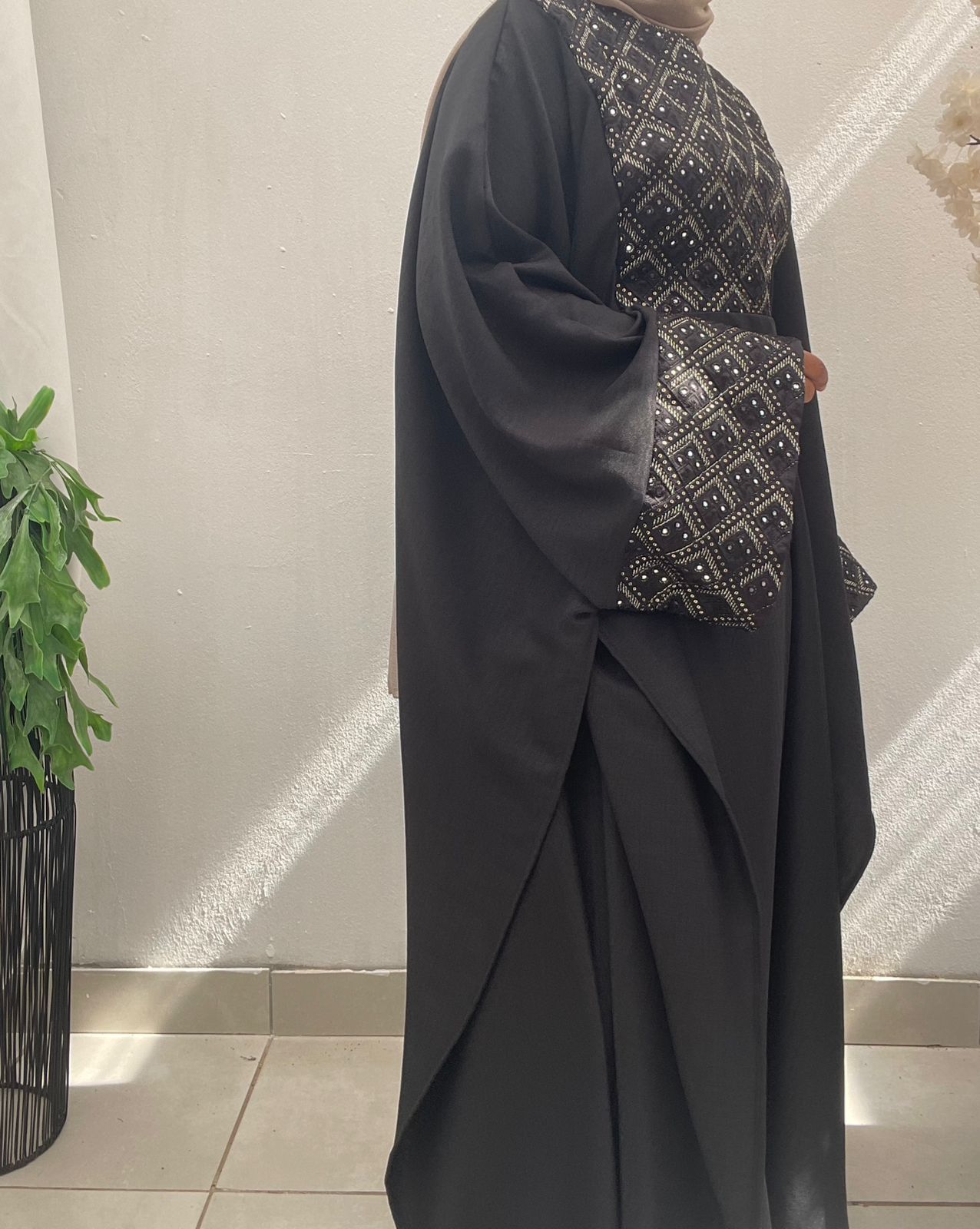 Dubai Luxe Satin Abaya