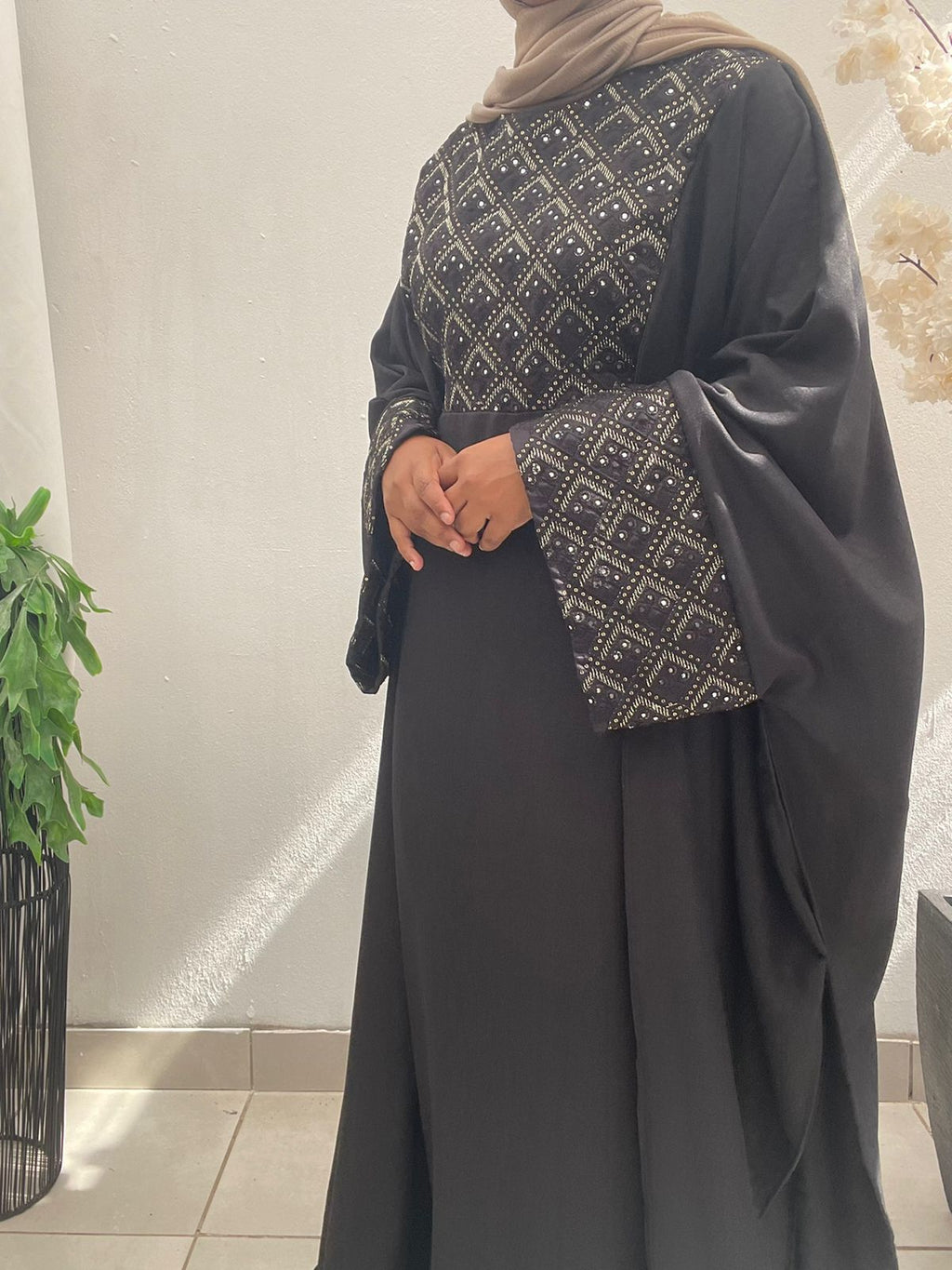 Dubai Luxe Satin Abaya