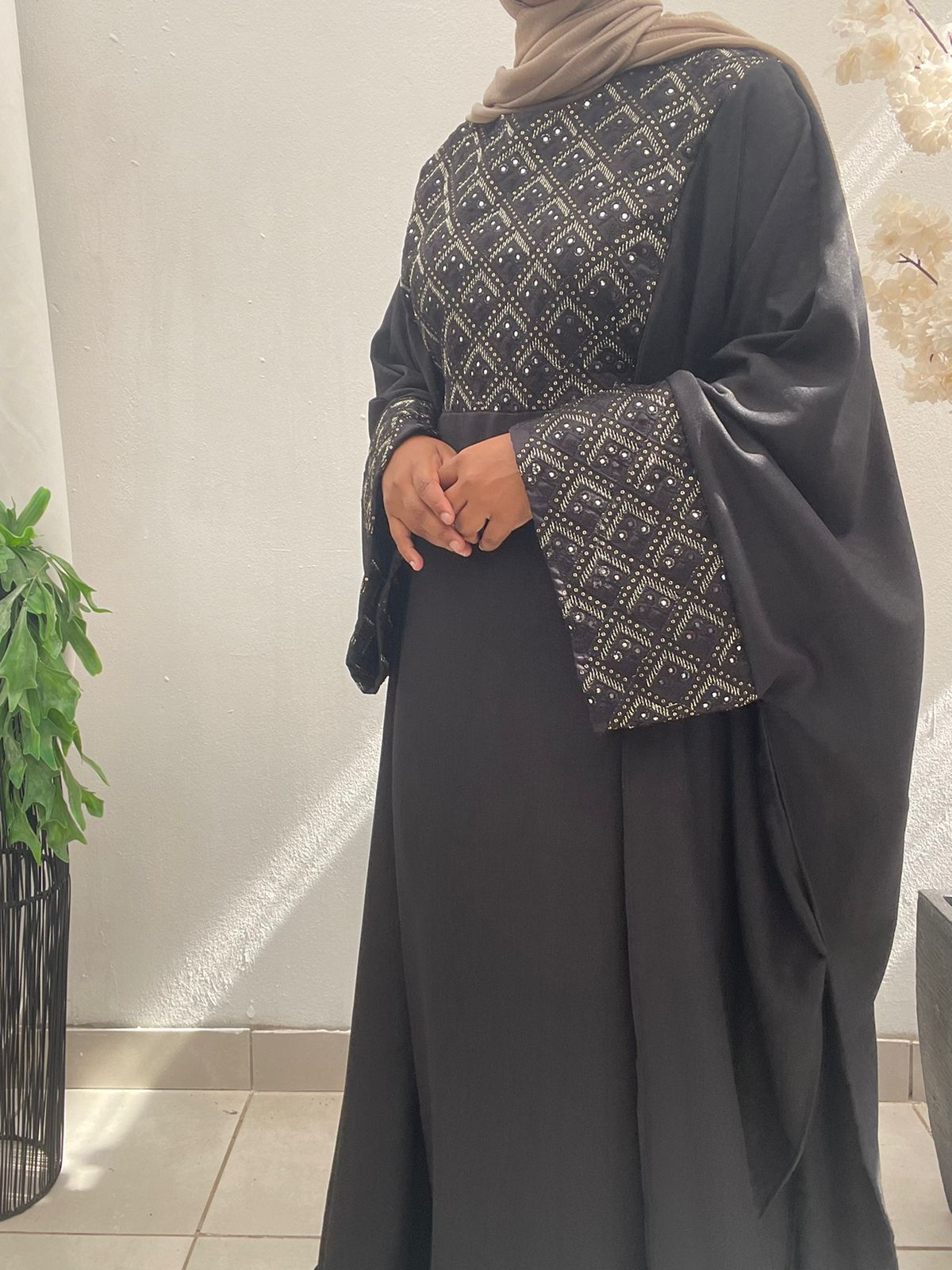 Dubai Luxe Satin Abaya