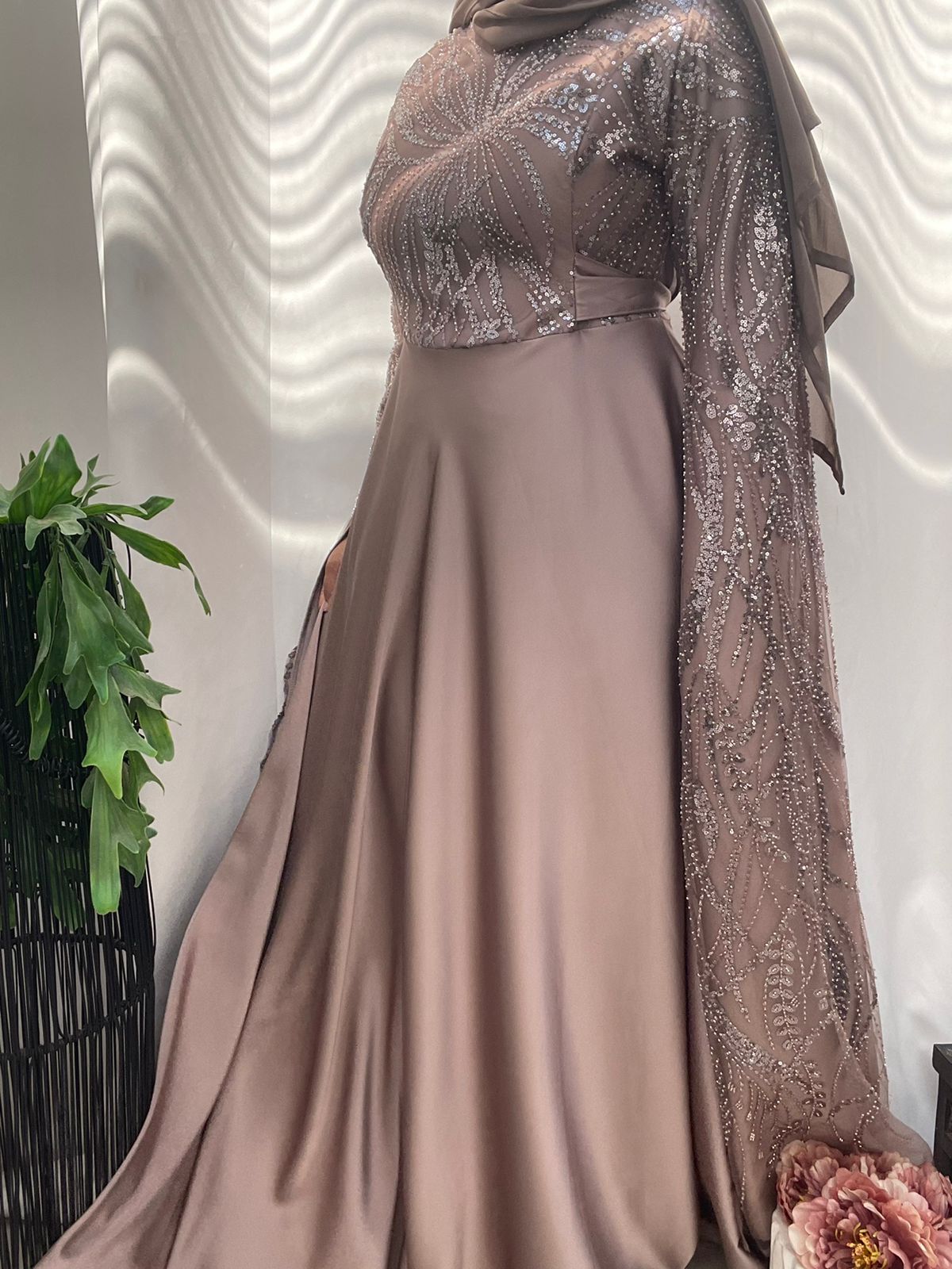 The Latifa Caped Sleeve Dress